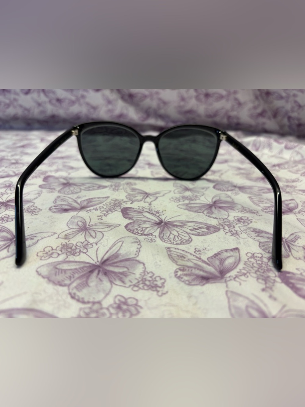 🌀Edgy Chic Classic Black Round Cat-Eye Sunglasses - Picture 4 of 6